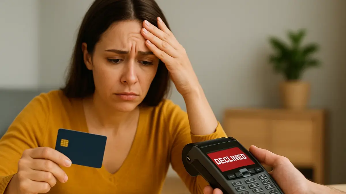 Cartão foi recusado de novo? Veja o que pode estar errado