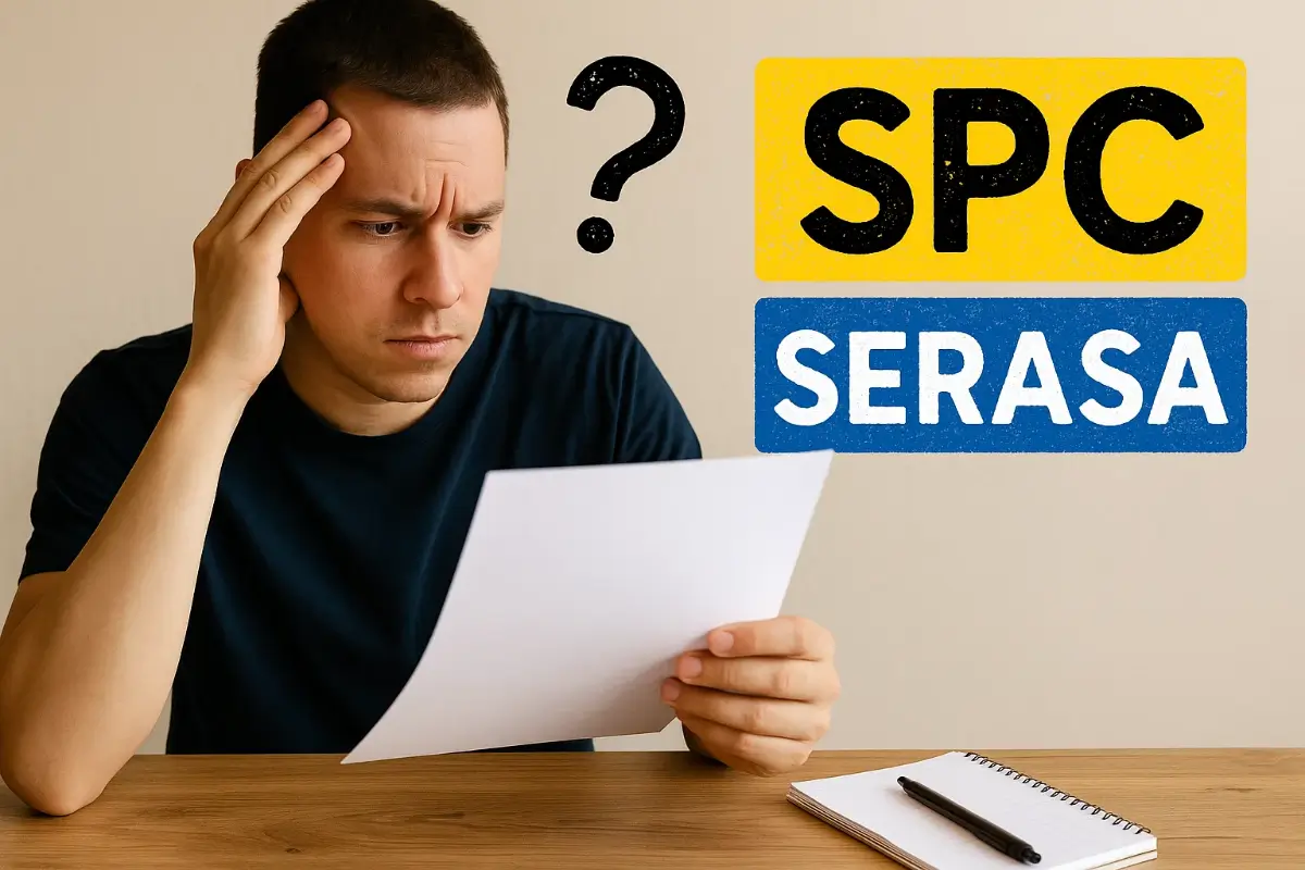 O que acontece quando o nome vai para o SPC ou Serasa?