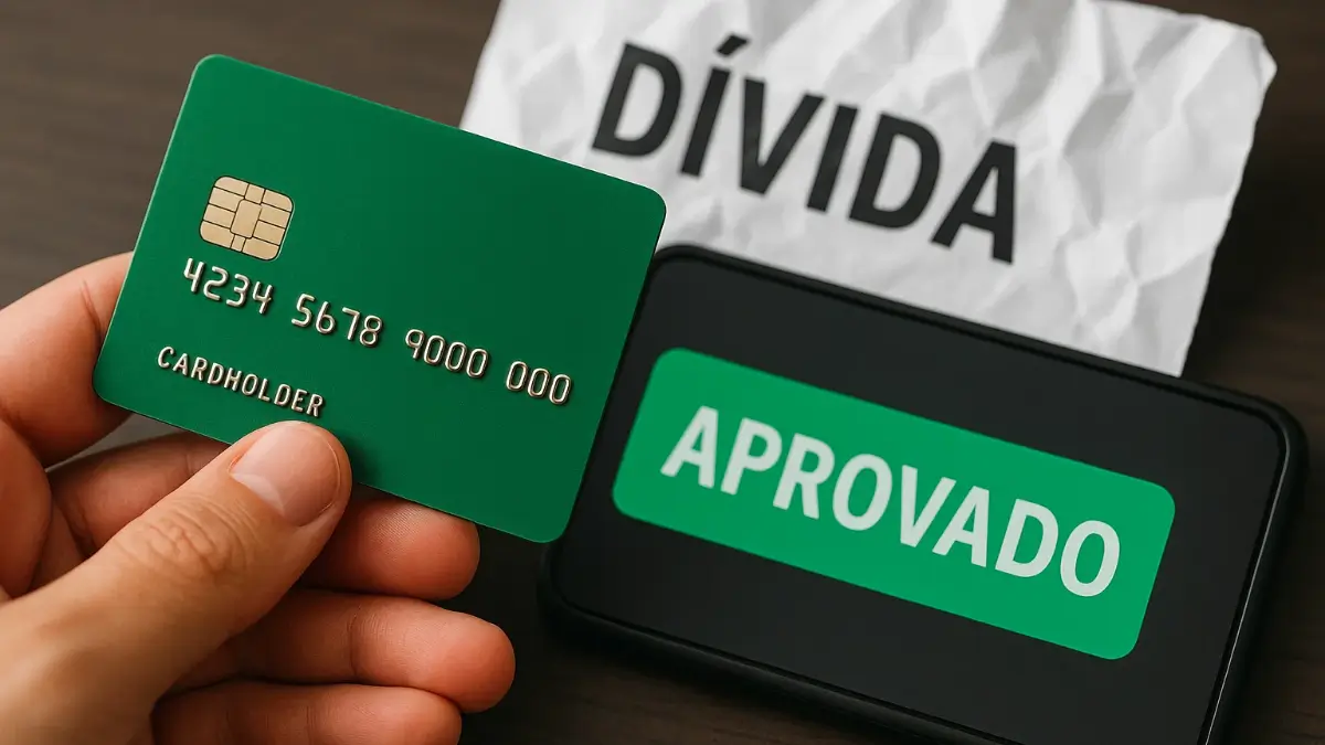 Cartão aprovado mesmo com nome sujo? Veja o que muda