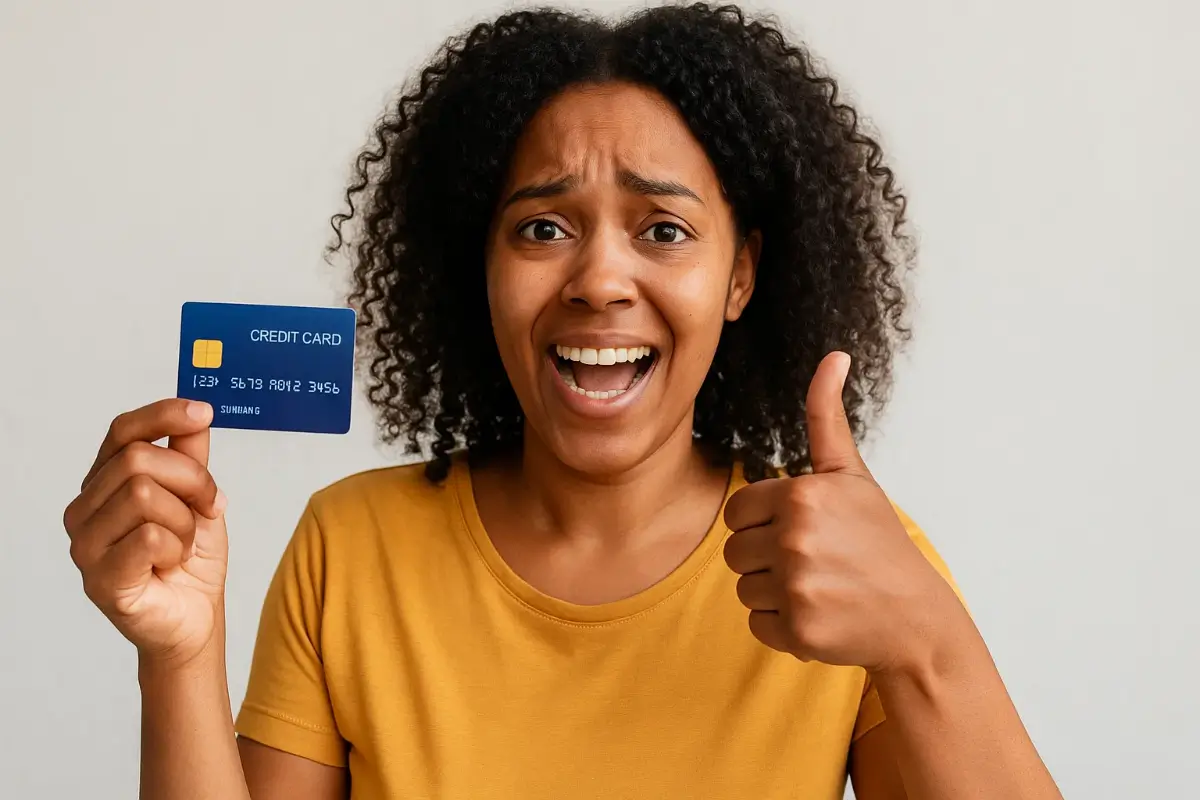 Como consegui meu cartão mesmo estando negativada