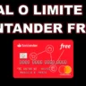 Qual o limite do cartão Santander Free?