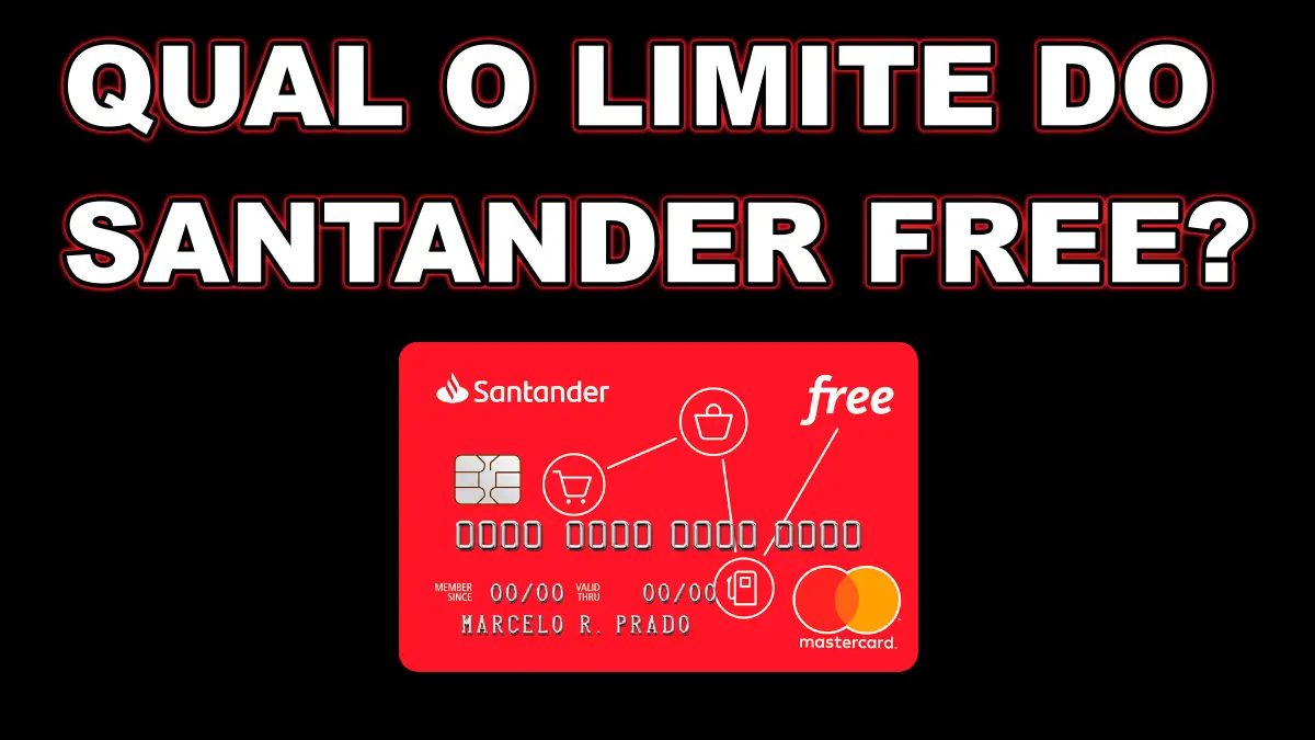 Qual o limite do cartão Santander Free?